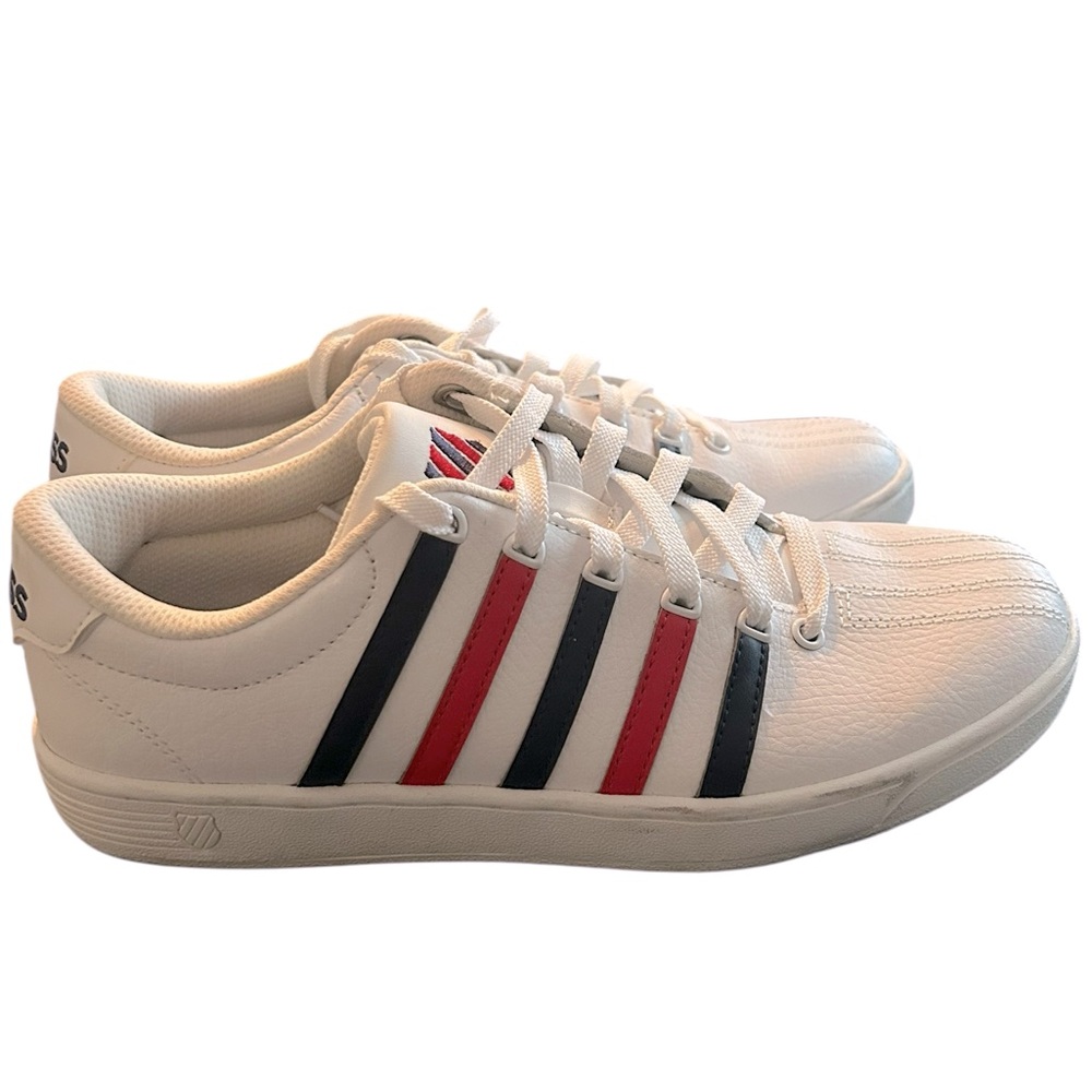 K-Swiss Court Lite‎ Stripes Men’s Sneakers White/Corporate Size 8.5M